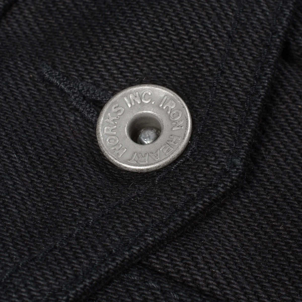 Iron Heart 21oz Non-Fade ‘Sonny’ Denim Type III Vest – Superblack / IH-9526V - Image 11
