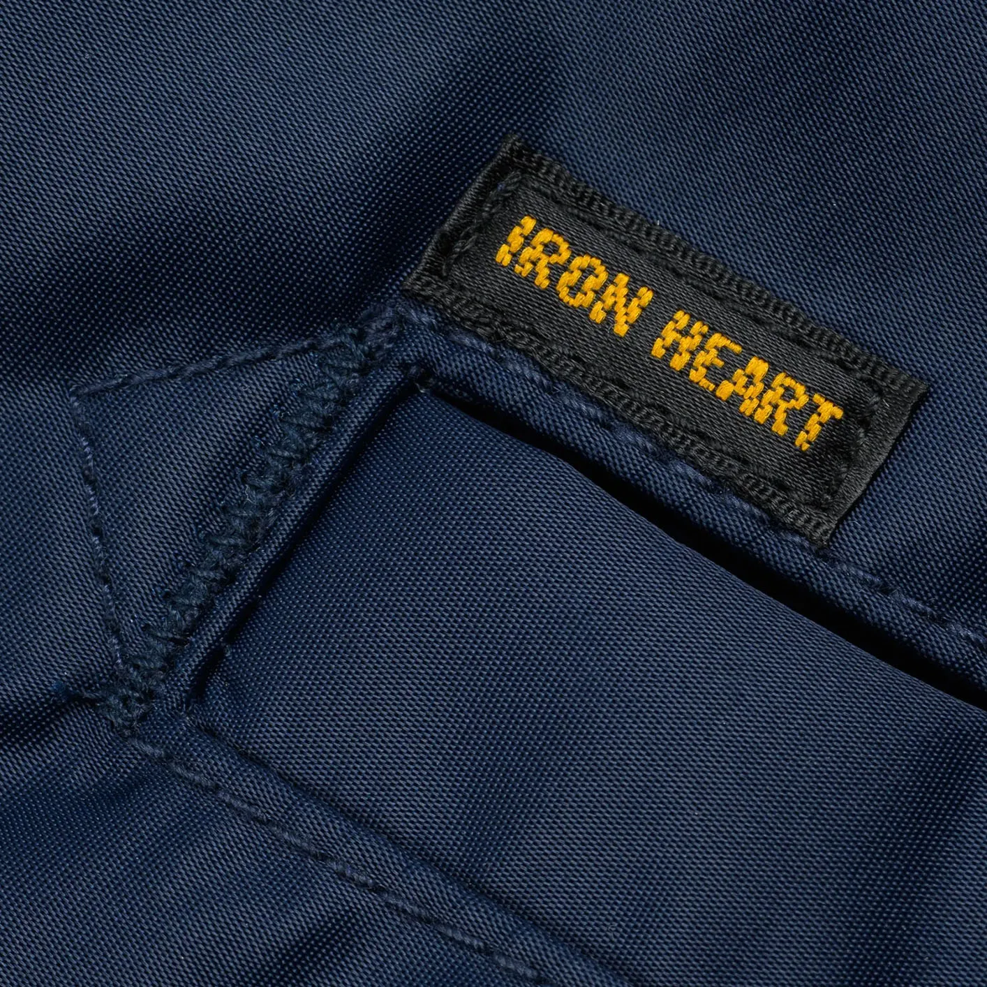Iron Heart 4.8oz Nylon Type L-2B Flight Jacket – Navy / IHM-50 - Image 12