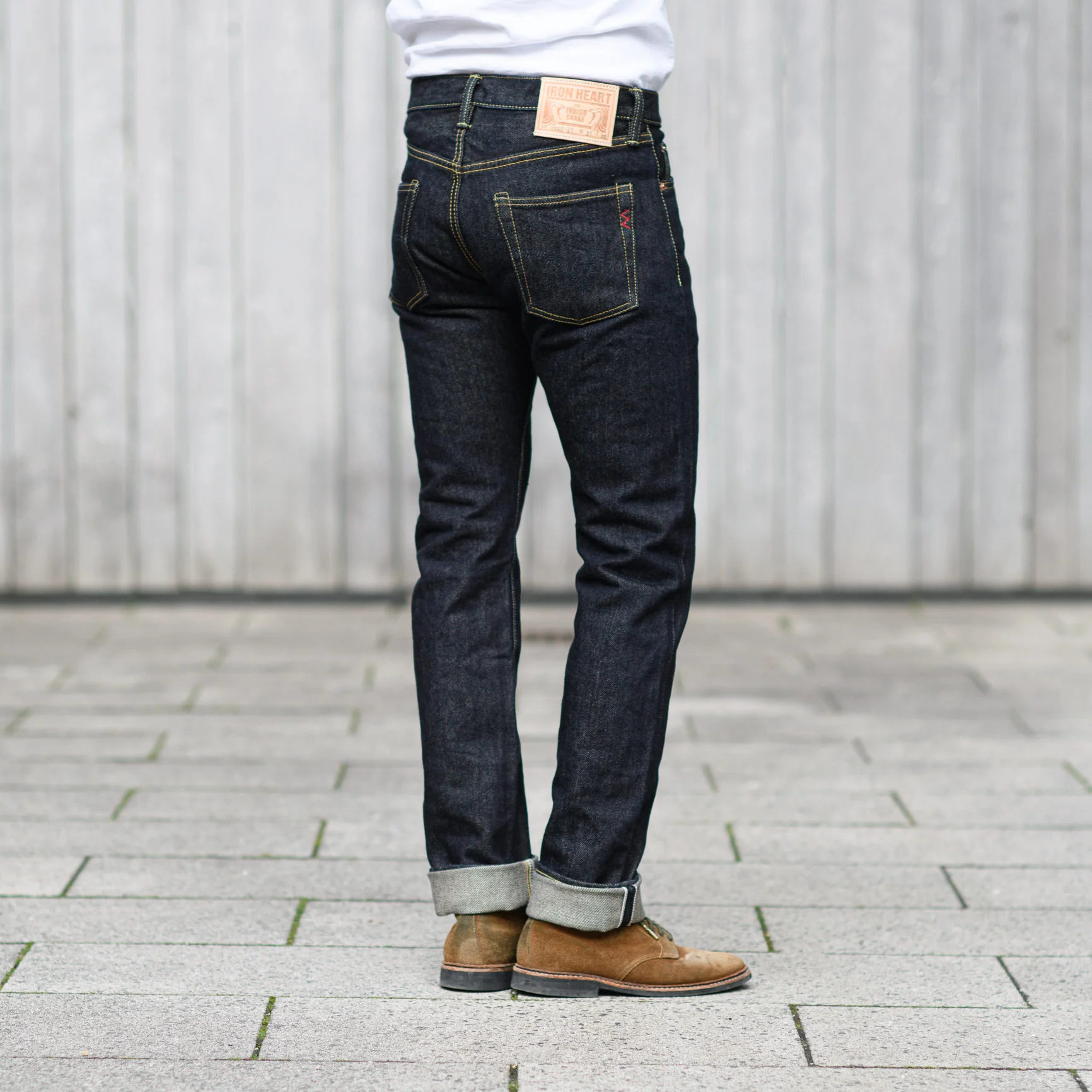 Iron Heart 555s 21oz Selvedge Jeans - Super Slim Straight - Image 2