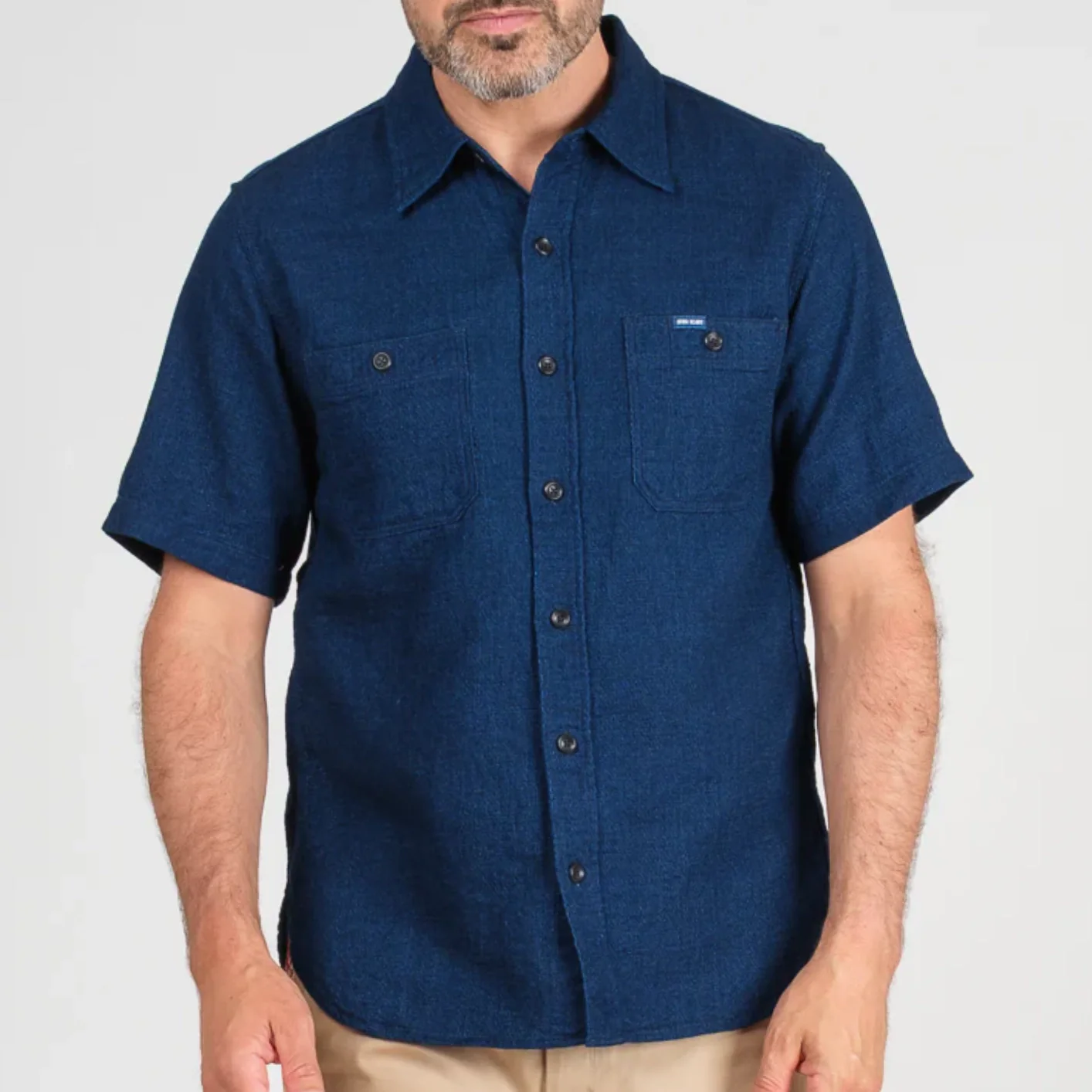 Iron Heart 5oz Double Gauze Summer Shirt – IHSH-417 / Indigo Dyed