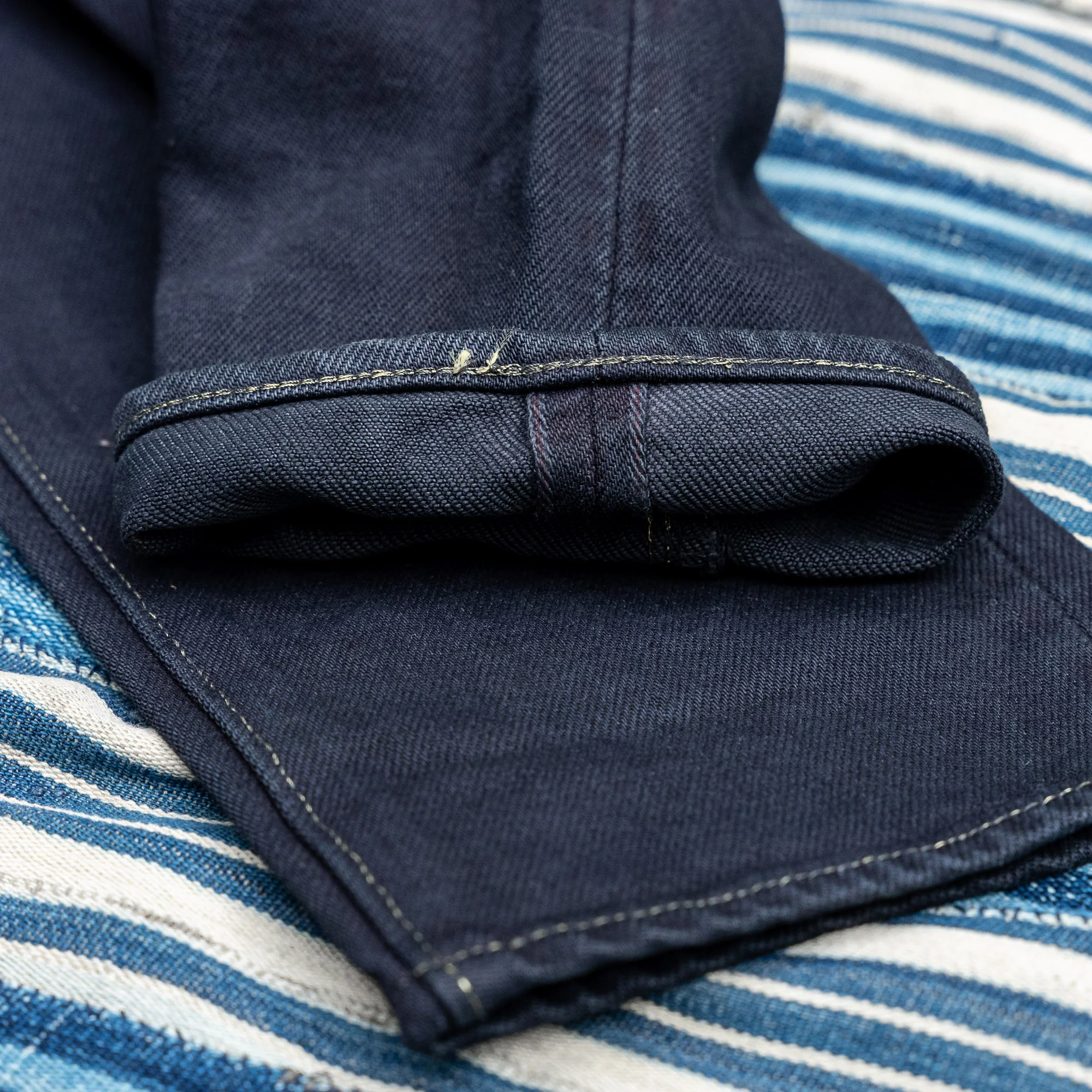 Iron Heart 777 Black Overdyed 21oz Selvedge Jeans – Slim Tapered / IH-777S-21OD - Image 5