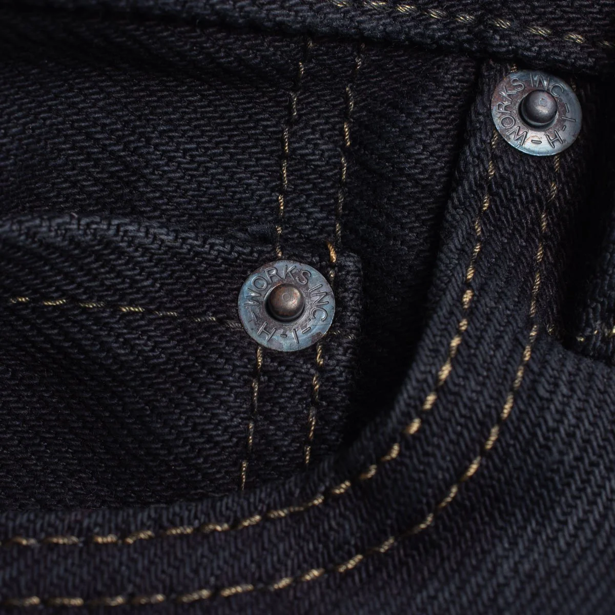 Iron Heart 777 Black Overdyed 21oz Selvedge Jeans – Slim Tapered / IH-777S-21OD - Image 8