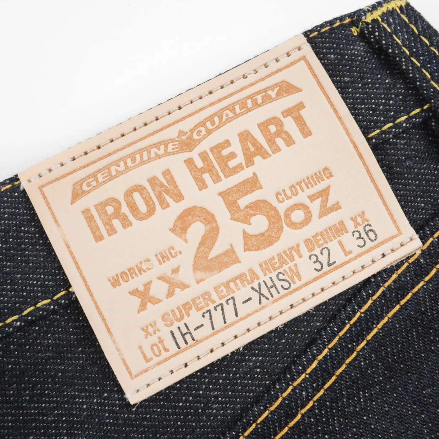 Iron Heart 777-XHS 25oz Selvedge Denim - Slim Tapered - Image 6