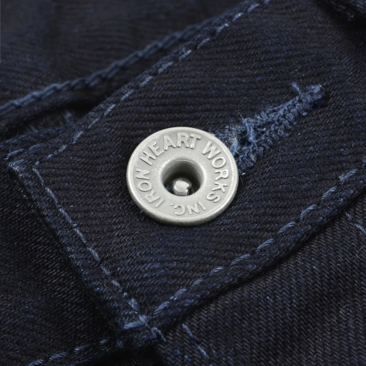 Iron Heart 777S-142IB 14oz Selvedge Denim - Slim Tapered / Indigo-Black - Image 4