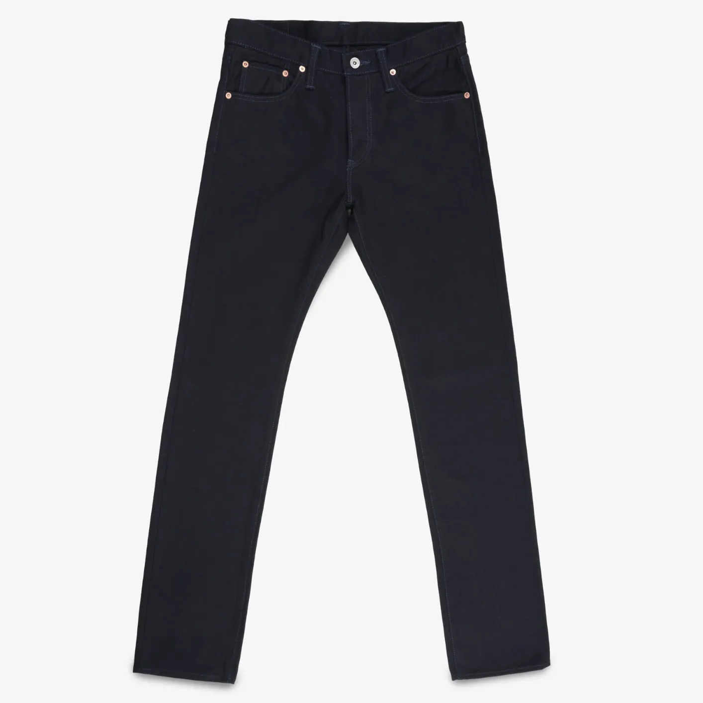 Iron Heart 777S-142IB 14oz Selvedge Denim - Slim Tapered / Indigo-Black - Image 9