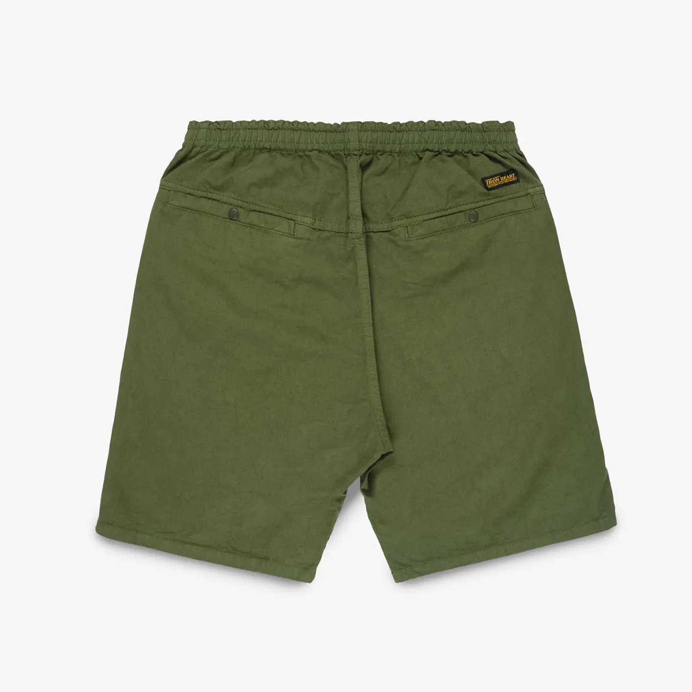 Iron Heart Cotton Easy Shorts – Olive / IH-729 - Image 3