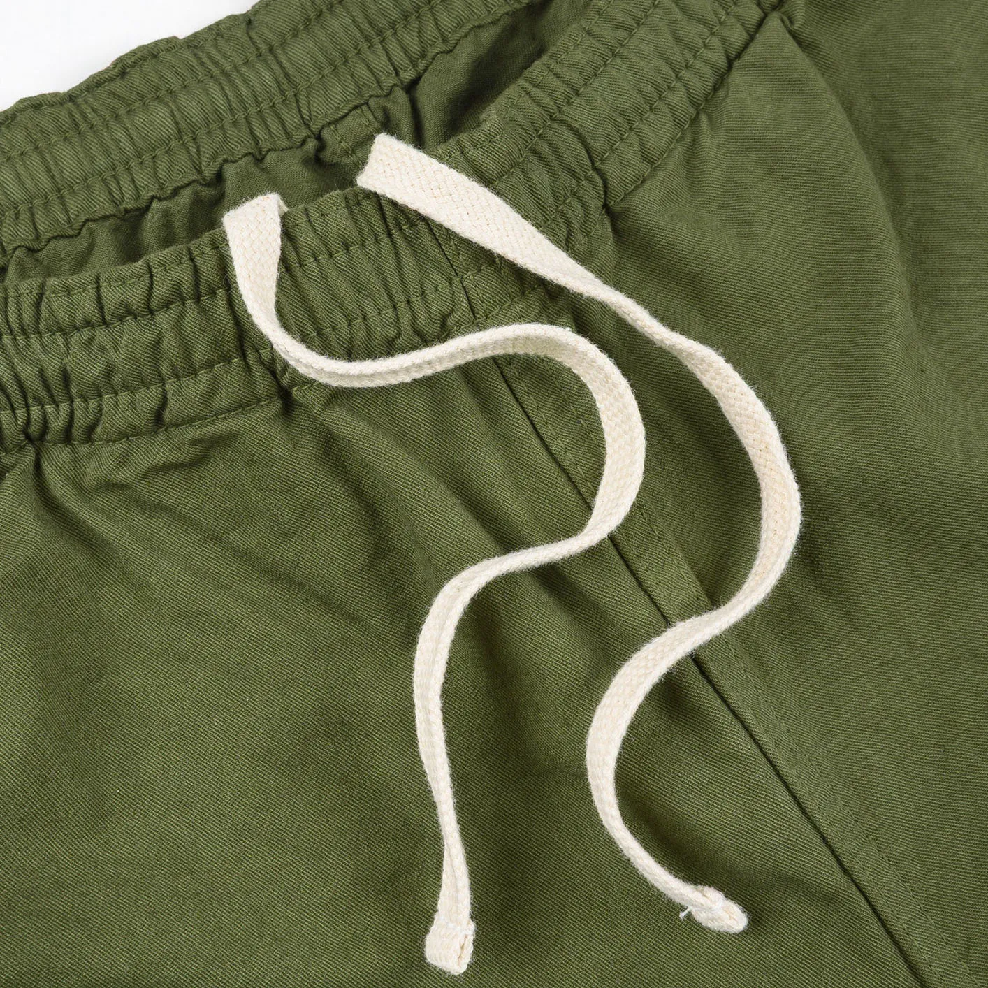Iron Heart Cotton Easy Shorts – Olive / IH-729 - Image 4