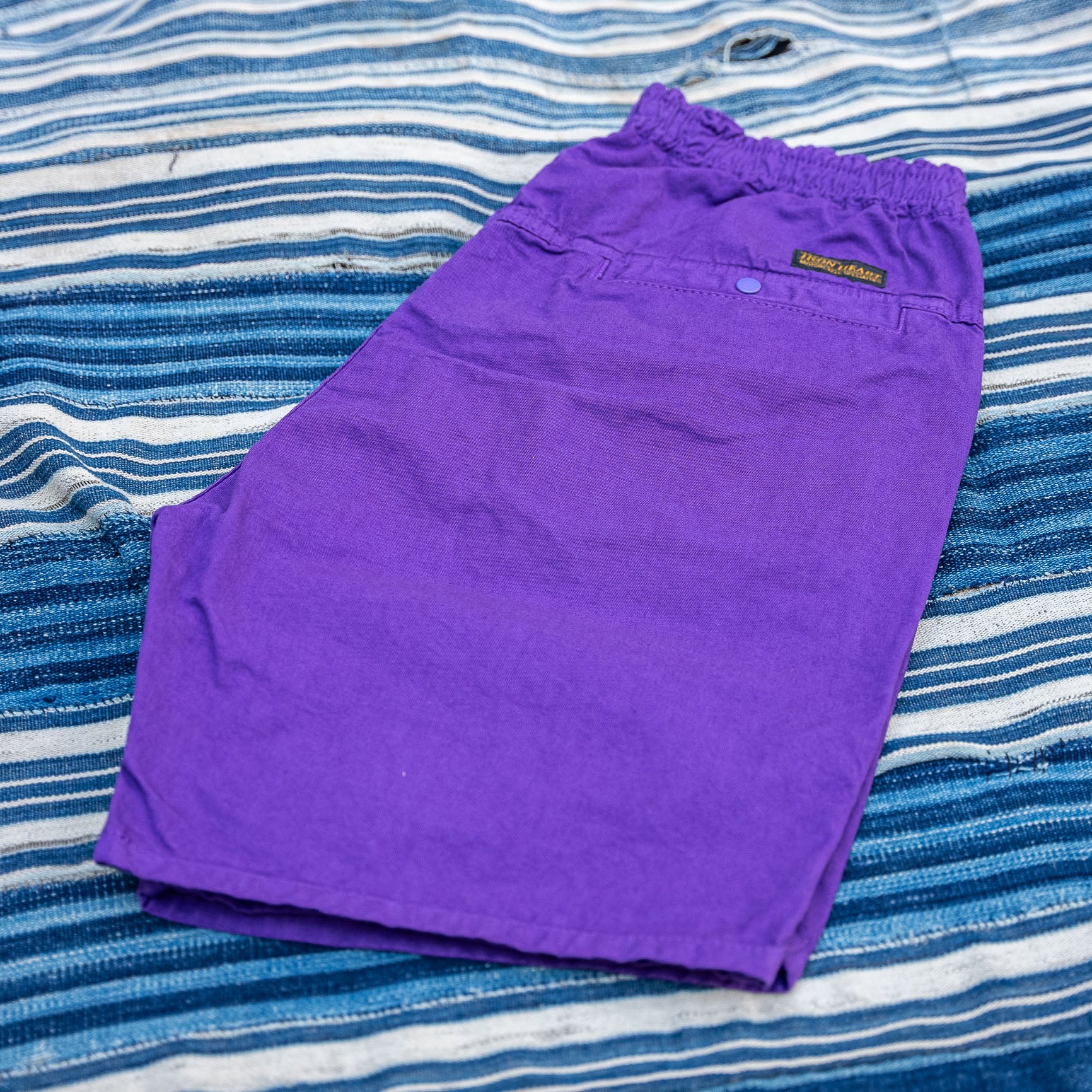 Iron Heart Cotton Easy Shorts – Purple / IH-729 - Image 10