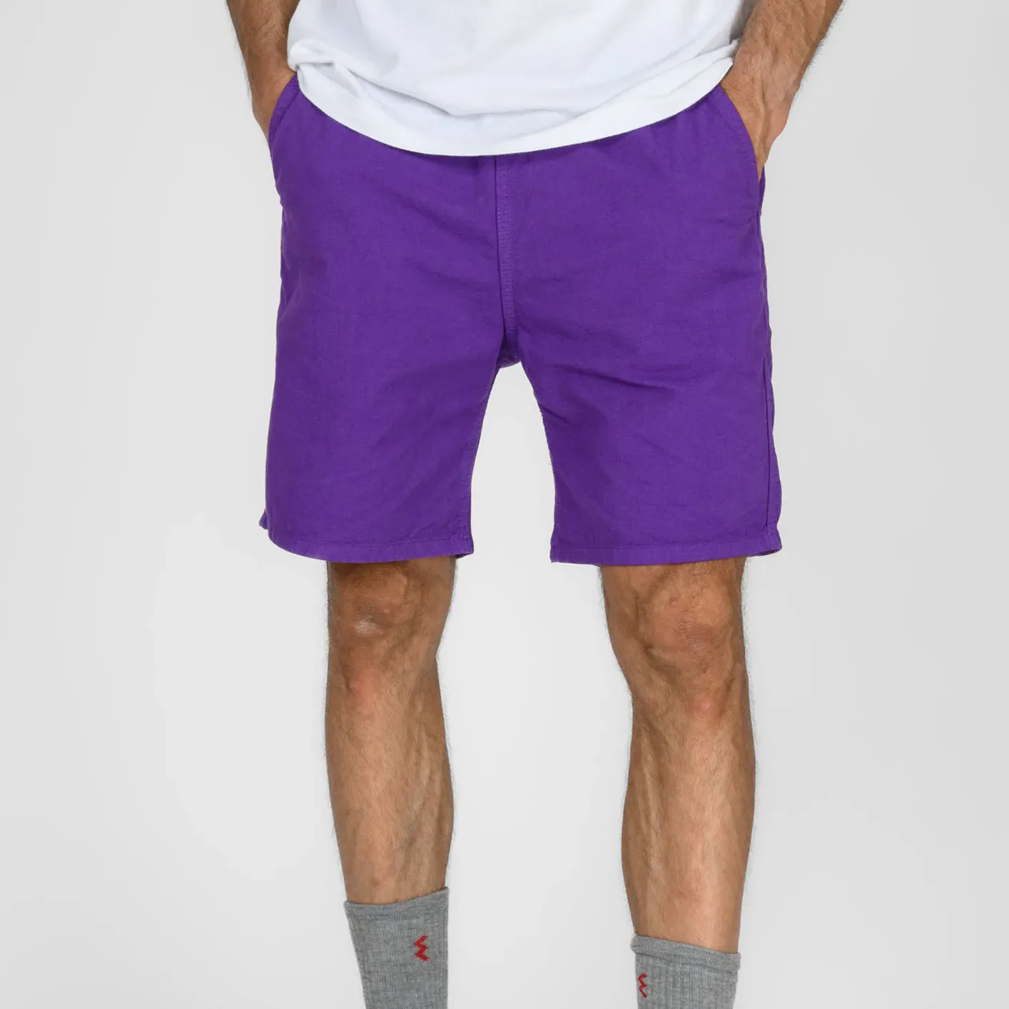 Iron Heart Cotton Easy Shorts – Purple / IH-729 - Image 14