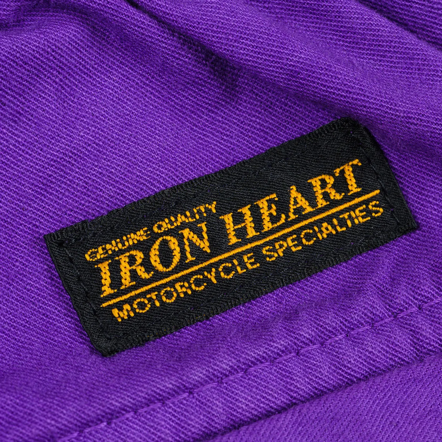 Iron Heart Cotton Easy Shorts – Purple / IH-729 - Image 2
