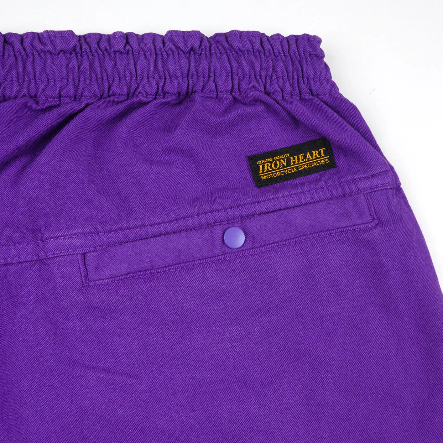 Iron Heart Cotton Easy Shorts – Purple / IH-729 - Image 6