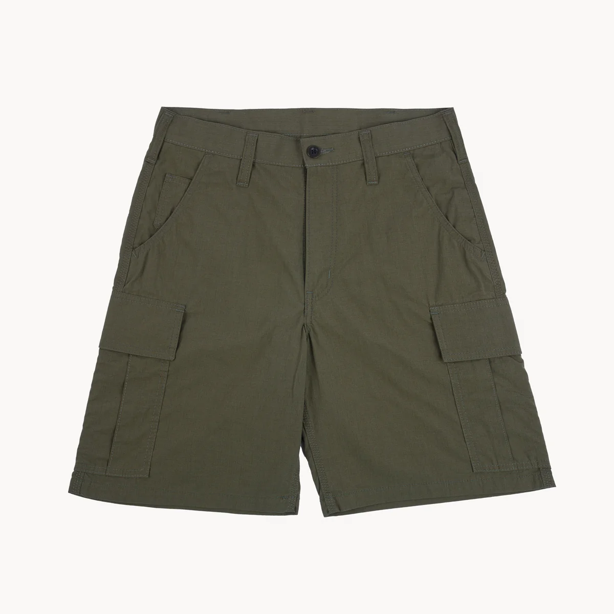 Iron Heart 7oz Ripstop Cargo Shorts – IH-736 / Olive Drab Green - Image 3