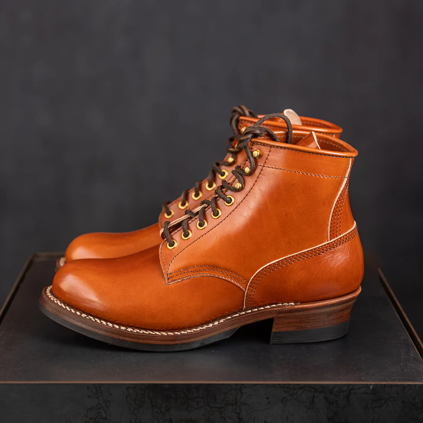John Lofgren Steel Gang Boots – Camel / Shinki Hikaku Horsebutt - Image 4