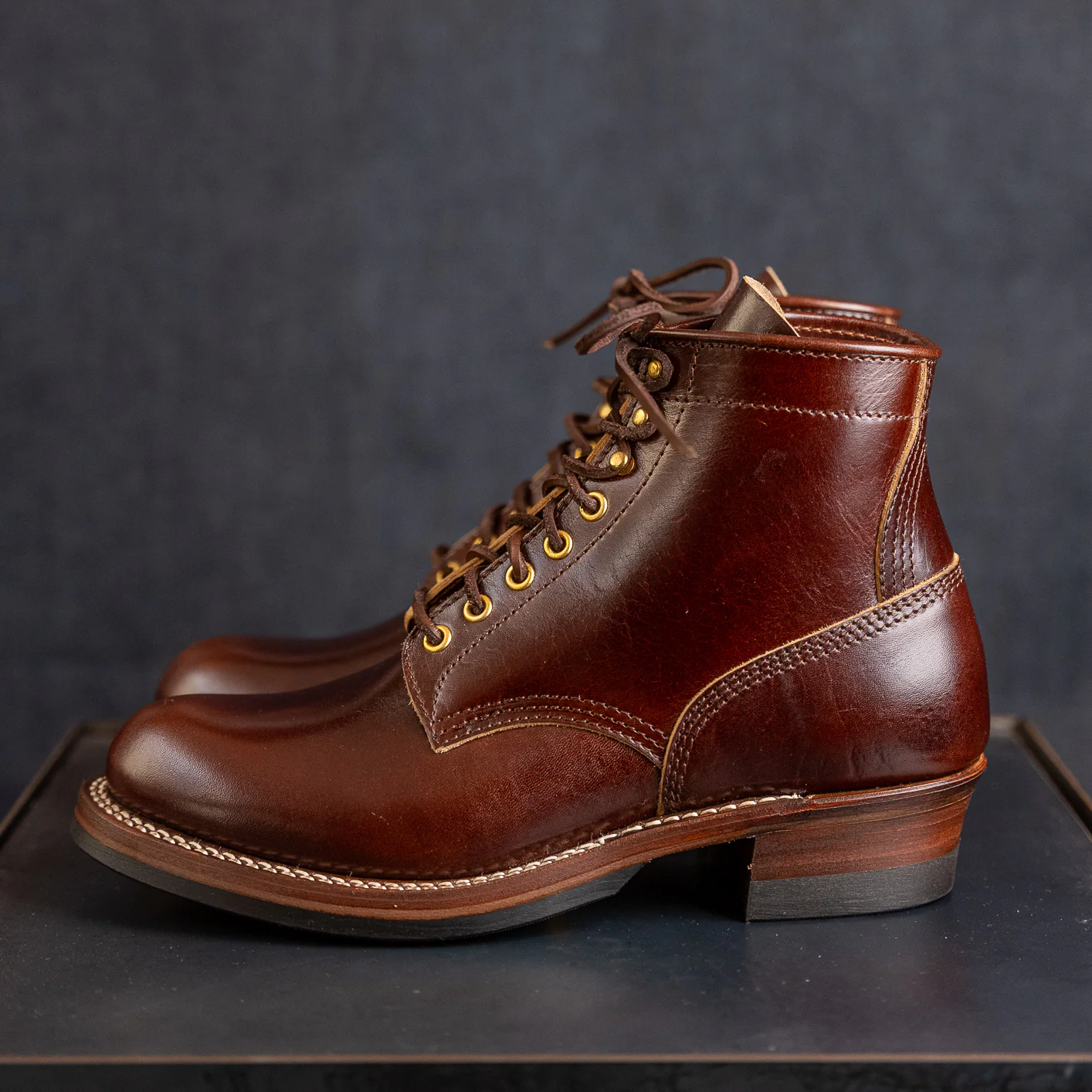 John Lofgren Steel Gang Boots – Dark Brown / Shinki Hikaku Horsebutt - Image 6