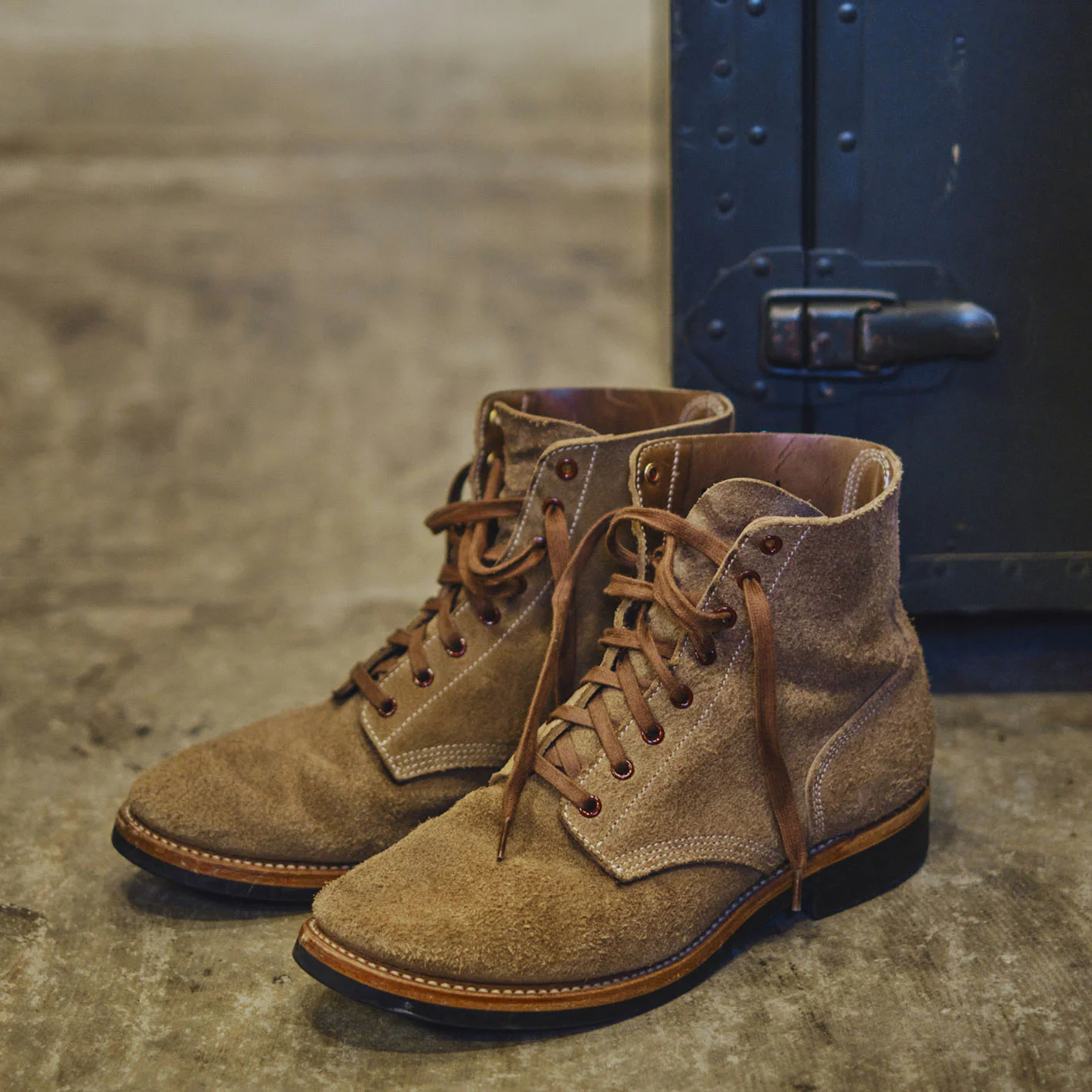 John Lofgren US Navy N-1 ‘Boondockers‘ Field Shoes – Natural Roughout Chromexcel - Image 10