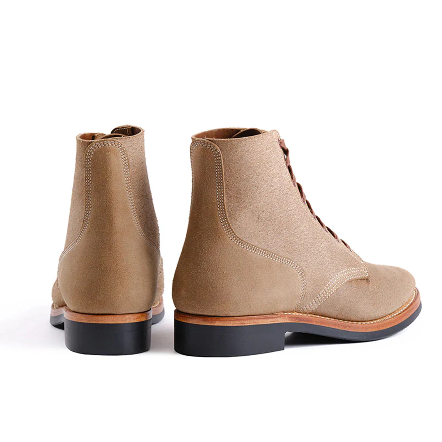 John Lofgren US Navy N-1 ‘Boondockers‘ Field Shoes – Natural Roughout Chromexcel - Image 3