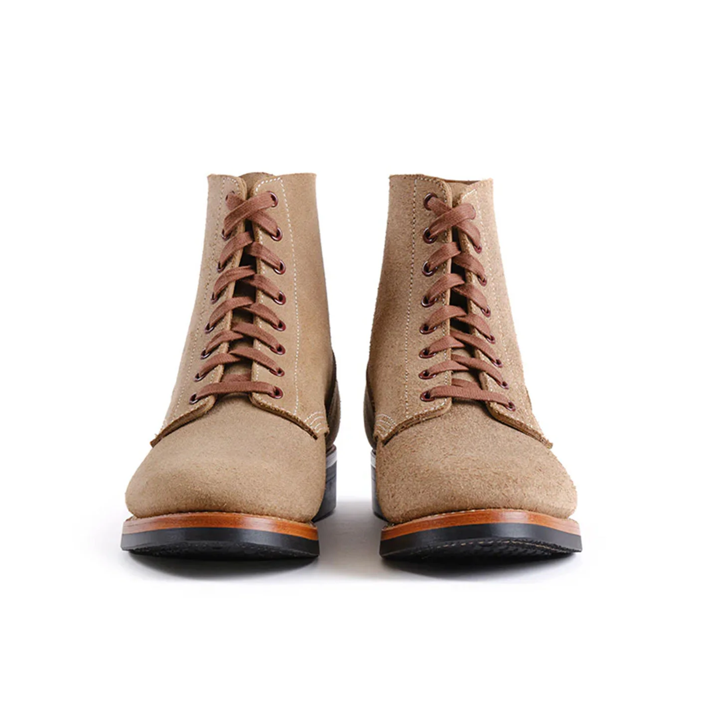 John Lofgren US Navy N-1 ‘Boondockers‘ Field Shoes – Natural Roughout Chromexcel - Image 5