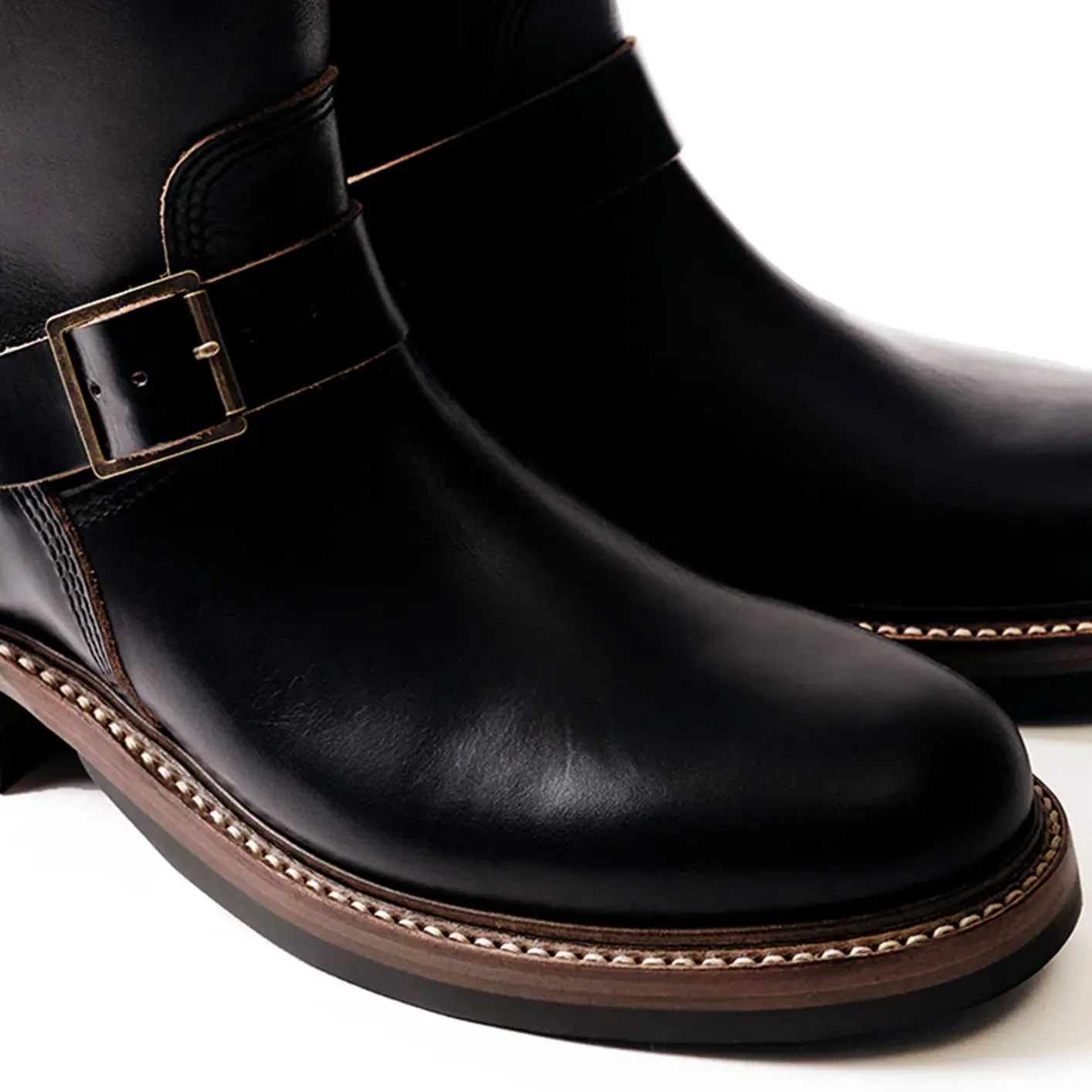 John Lofgren Wabash Engineer Boots – Black / Horween Chromexcel - Image 8