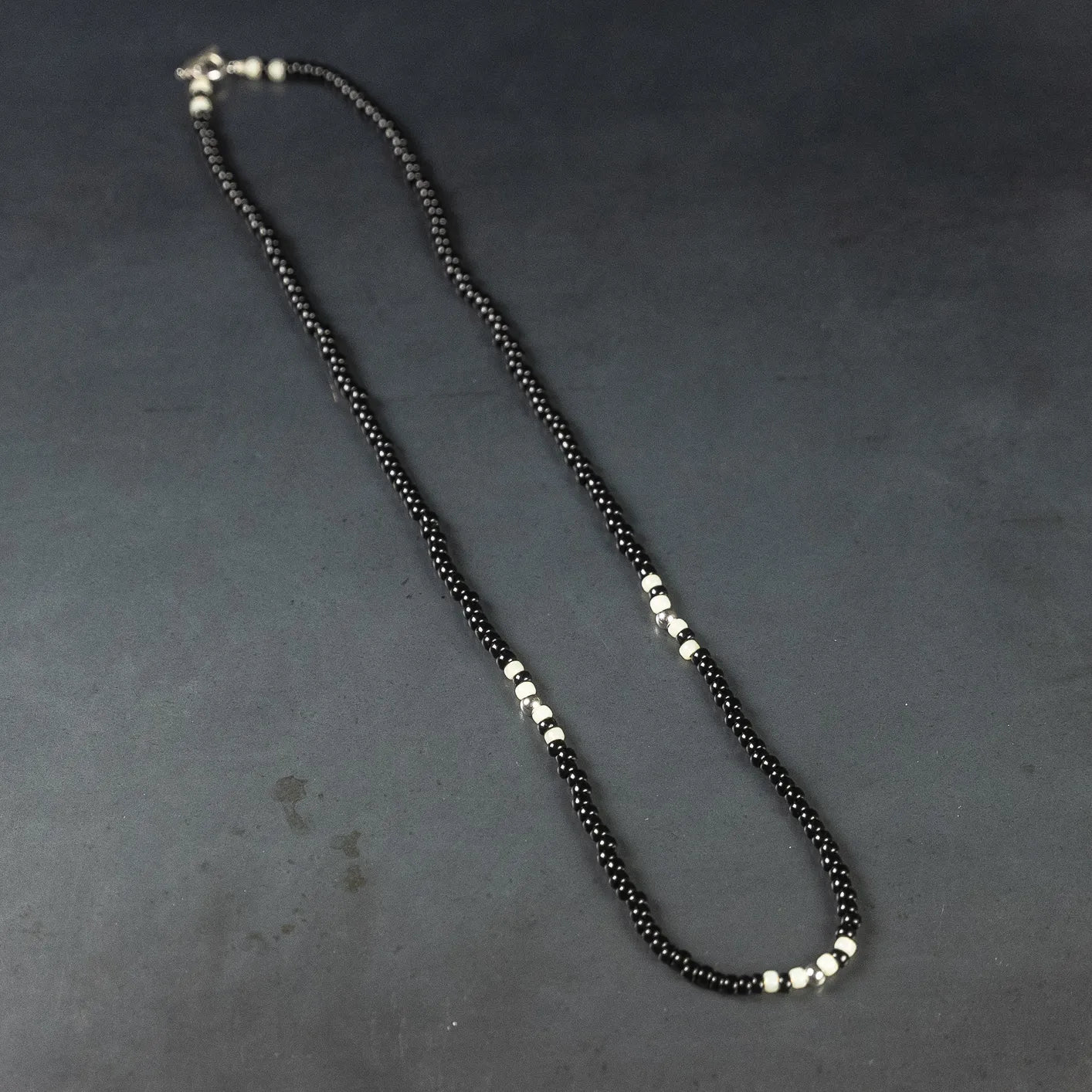 Kobashi Studio Beads Necklace - Black / Silver - Image 3