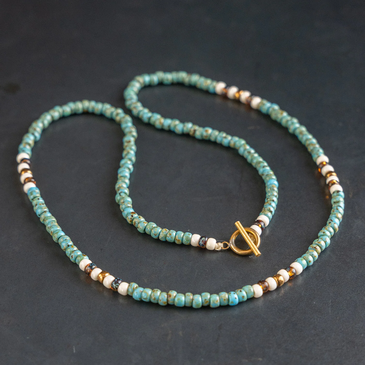 Kobashi Studio Beads Necklace – Turquoise