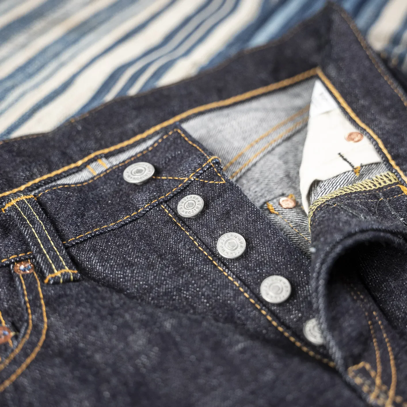 Momotaro 0306-V 15.7oz Selvedge Jeans - Slim Tapered - Image 4