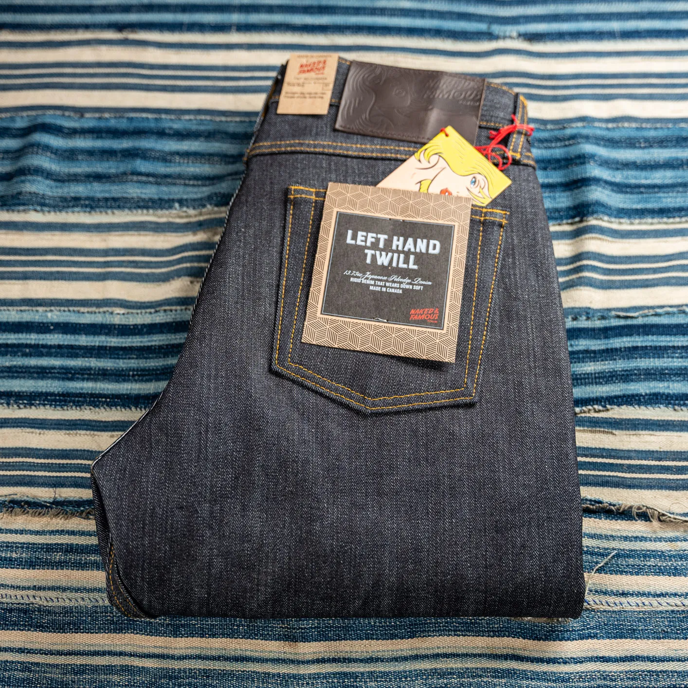 Naked & Famous 13.75oz Left Hand Twill Selvedge Jeans – True Guy / Regular Straight - Image 2