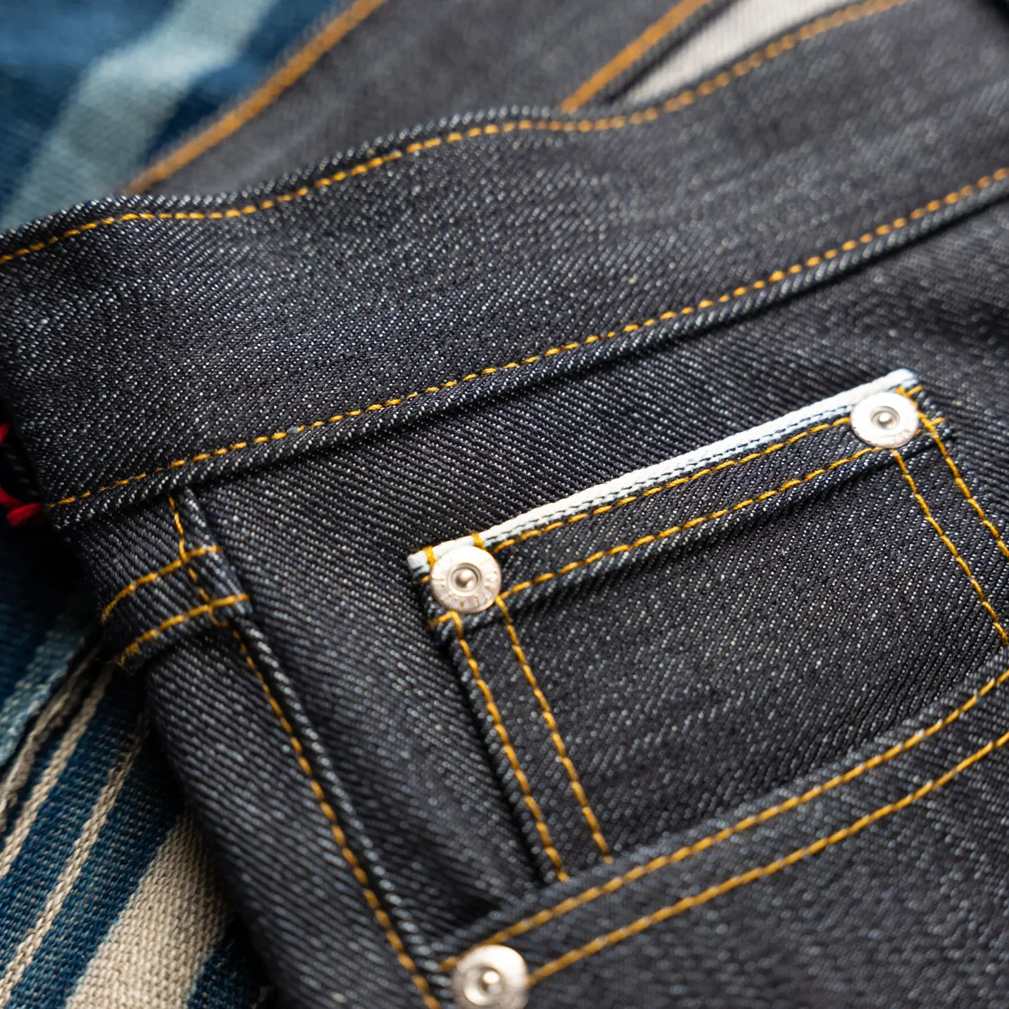 Naked & Famous 13.75oz Left Hand Twill Selvedge Jeans – True Guy / Regular Straight - Image 6