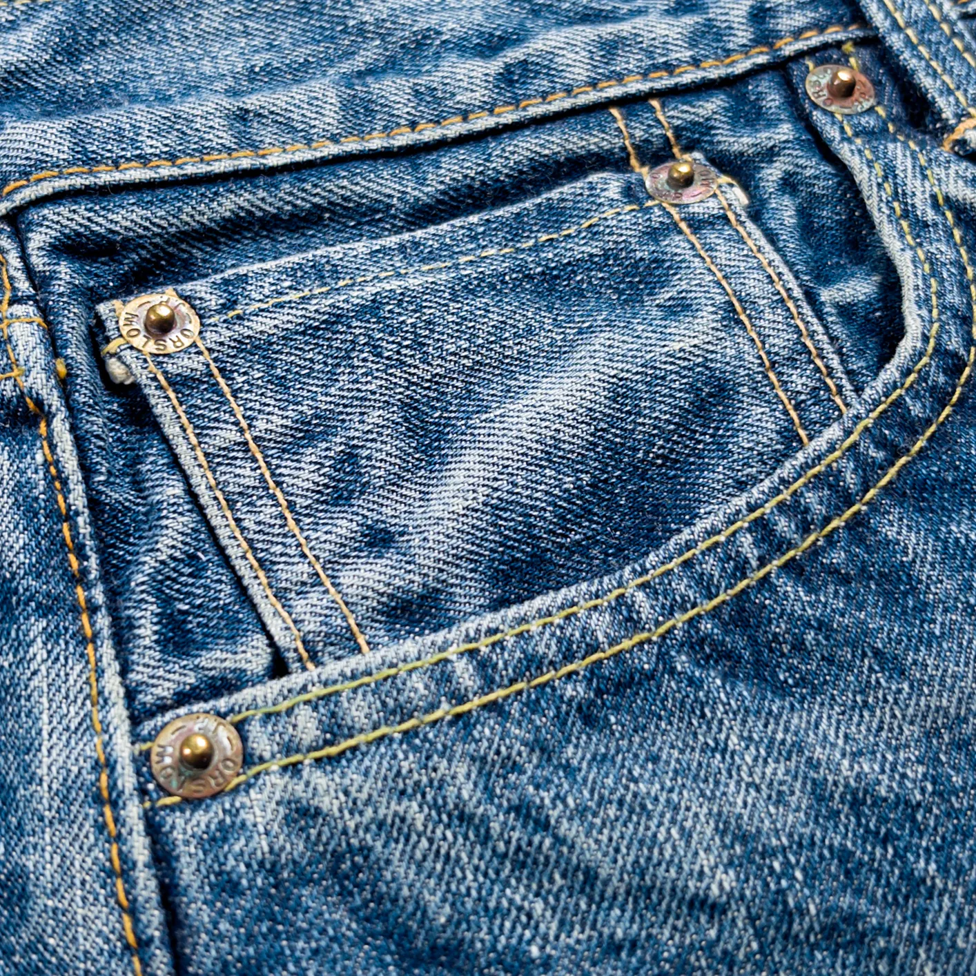 OrSlow 105 Standard Fit 13.5oz Selvedge Jeans – 2 Year Wash / Regular Straight - Image 5