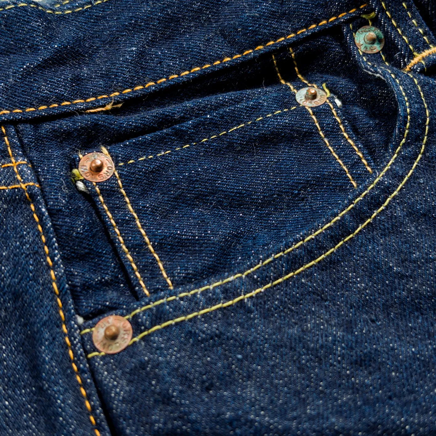 OrSlow 107 Ivy Fit 13.5oz Selvedge Jeans – One Wash / Slim Tapered - Image 5