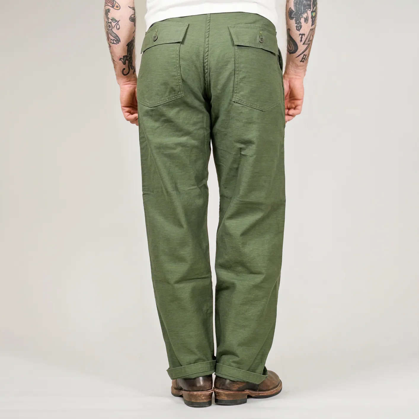 OrSlow 5002 9oz US Army Fatigue Pants – Green - Image 8