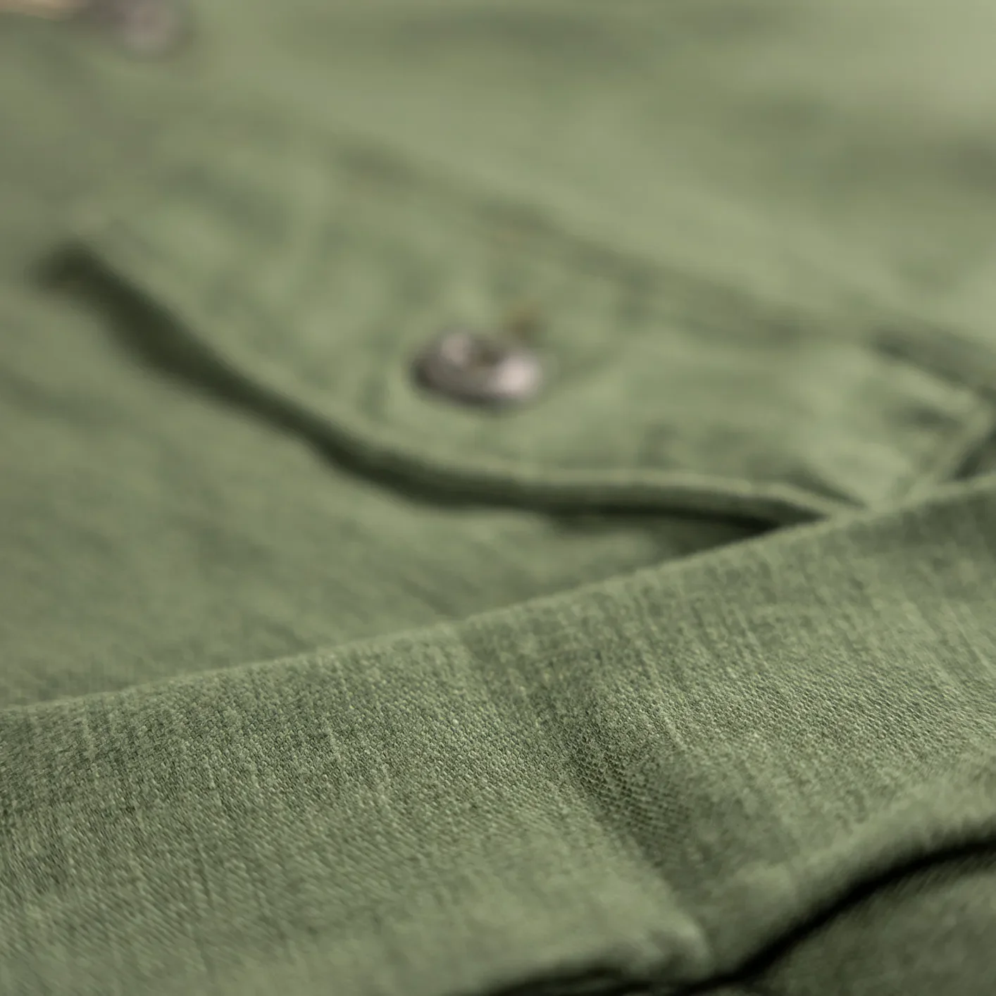 OrSlow 8045 US Army Reverse Sateen Fatigue Shirt – Olive - Image 4