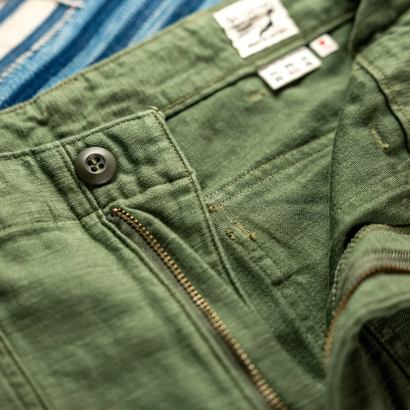 OrSlow Women US Army Fatigue Pants – Olive / Cropped - Image 7