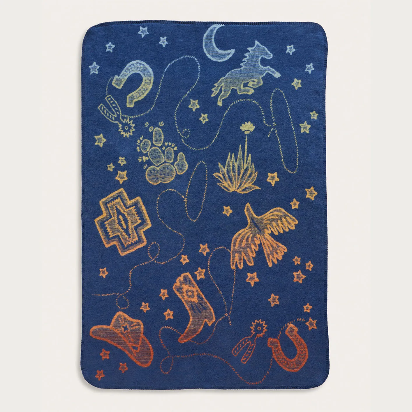 Pendleton Organic Cotton Baby Blanket – Cosmic Rodeo / Blue