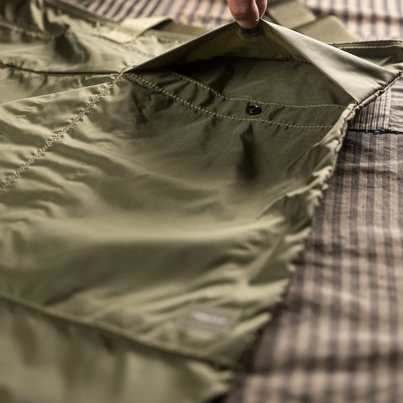 Porter Yoshida FLEX 2Way Helmet Bag - Olive Drab - Image 4