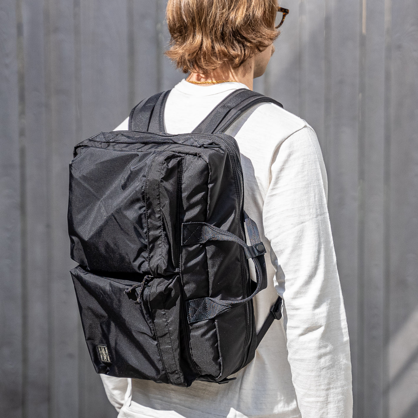 Porter Yoshida FORCE 3-Way Briefcase / Backpack – Black - Image 2