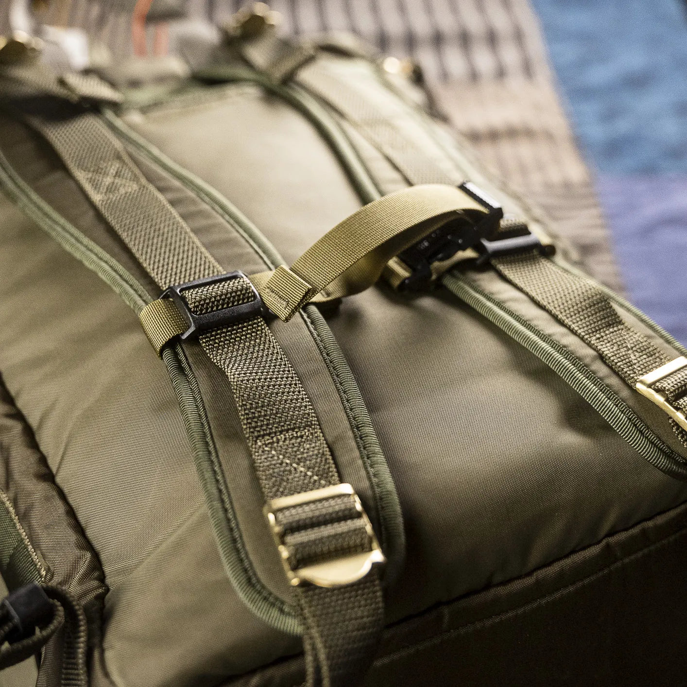 Porter Yoshida FORCE Top Load Daypack - Olive Drab - Image 6