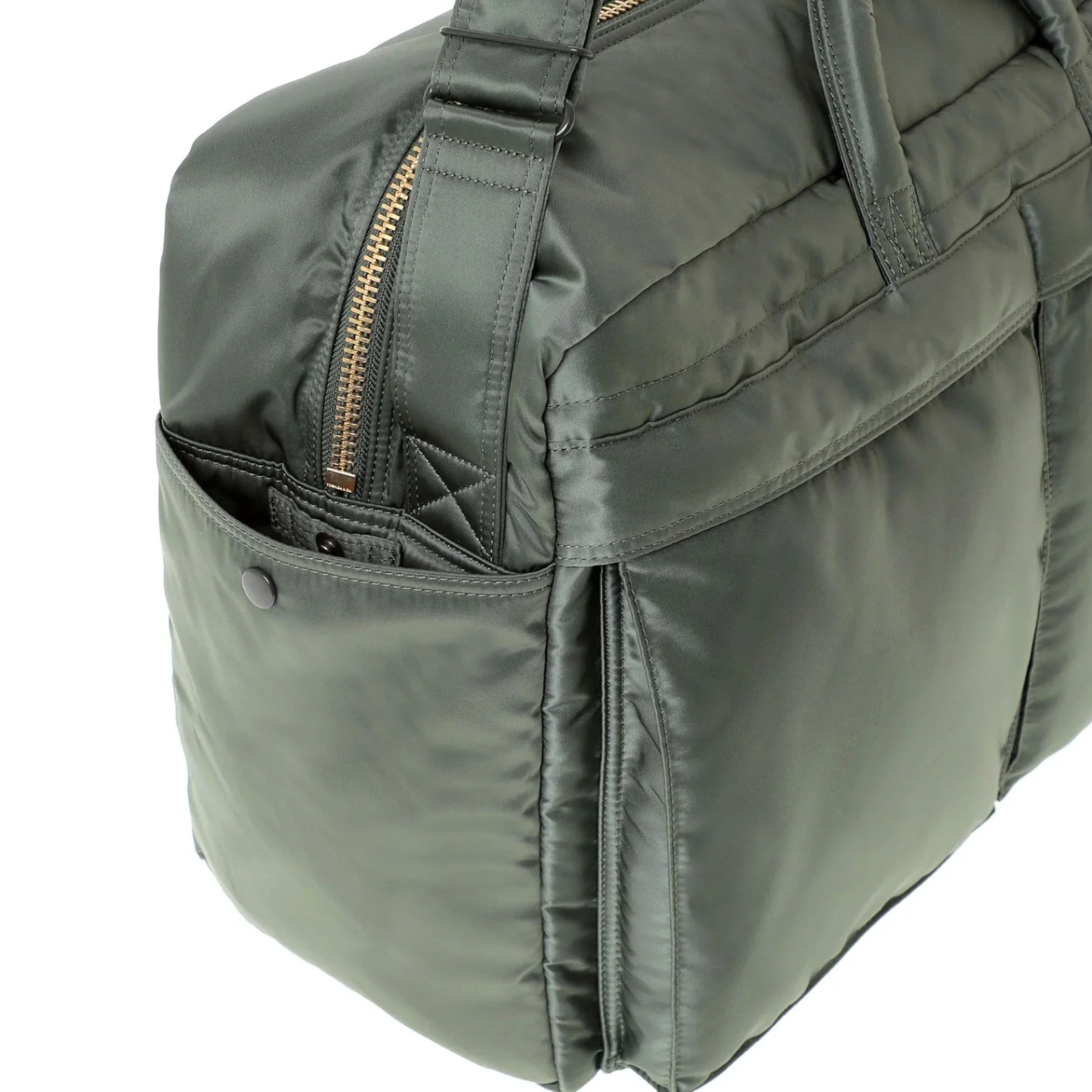 Porter Yoshida New Tanker Duffle Bag - Sage Green - Image 6