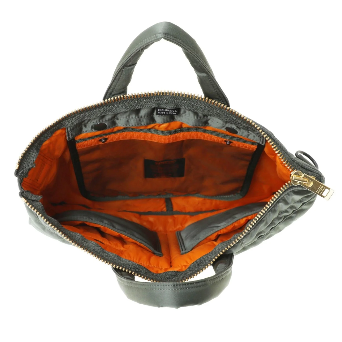Porter Yoshida New Tanker Short Helmet Bag - Sage Green - Image 2