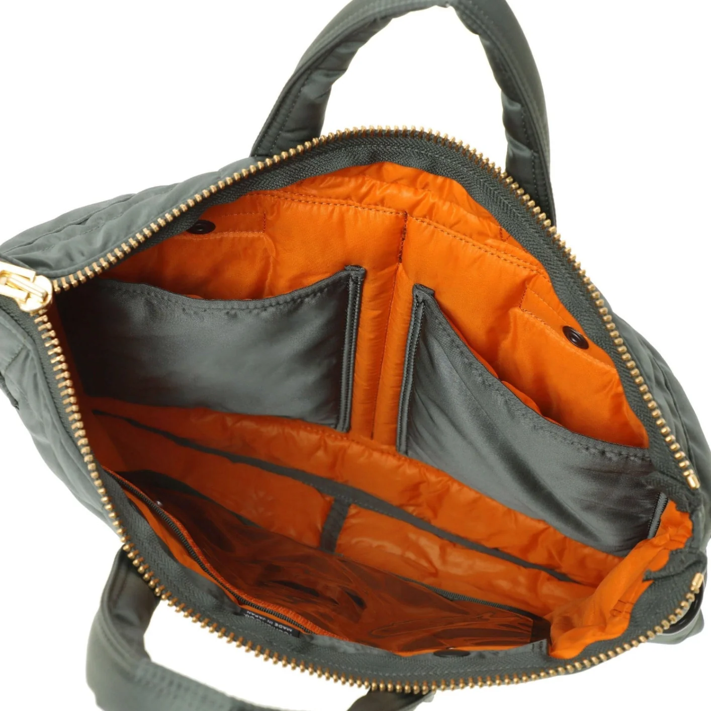 Porter Yoshida New Tanker Short Helmet Bag - Sage Green - Image 3
