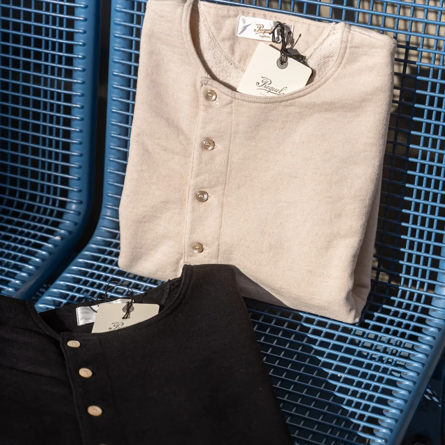 Prequel 15.5oz 1920s Archive Henley – Black - Image 6