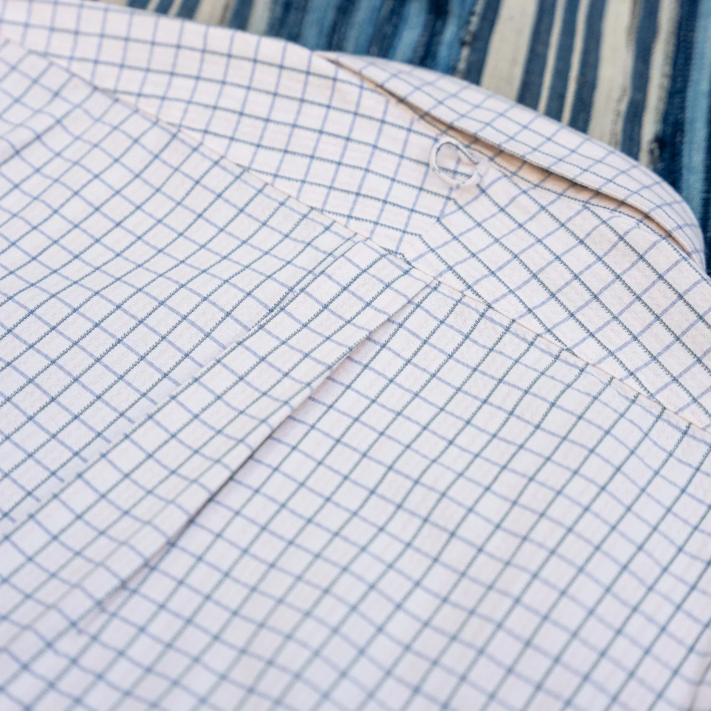 Prequel 5.5oz Relief Check Shirt - Beige - Image 6