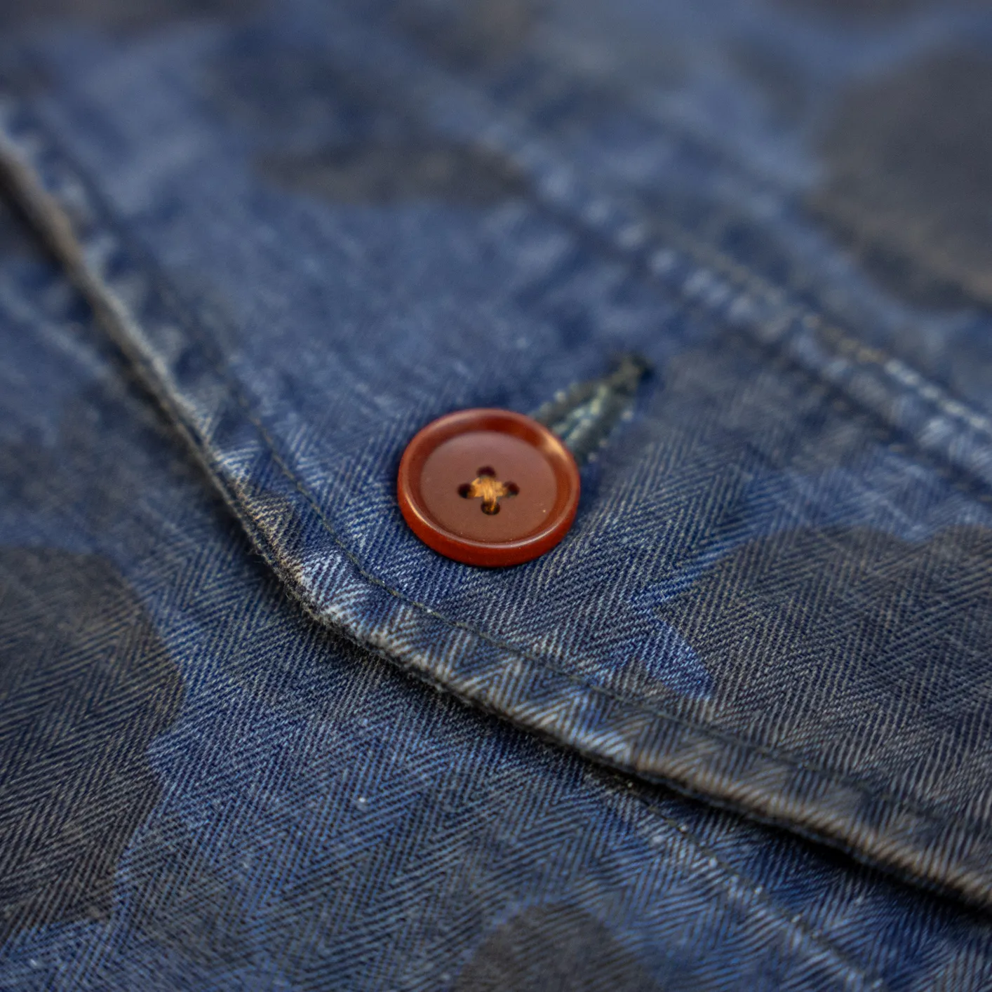 Prequel 8oz Combat Cargo Trousers - Indigo Dye / Duck Hunter Camo - Image 6
