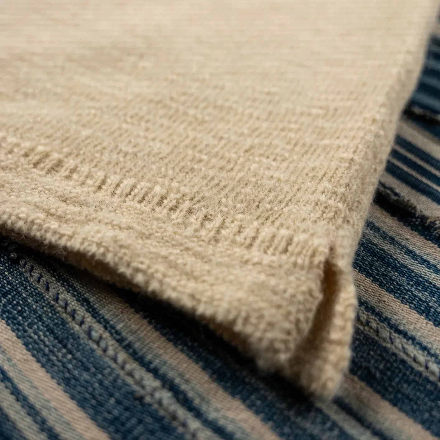 Prequel Fisherman's Wool Sweater – Ecru - Image 5