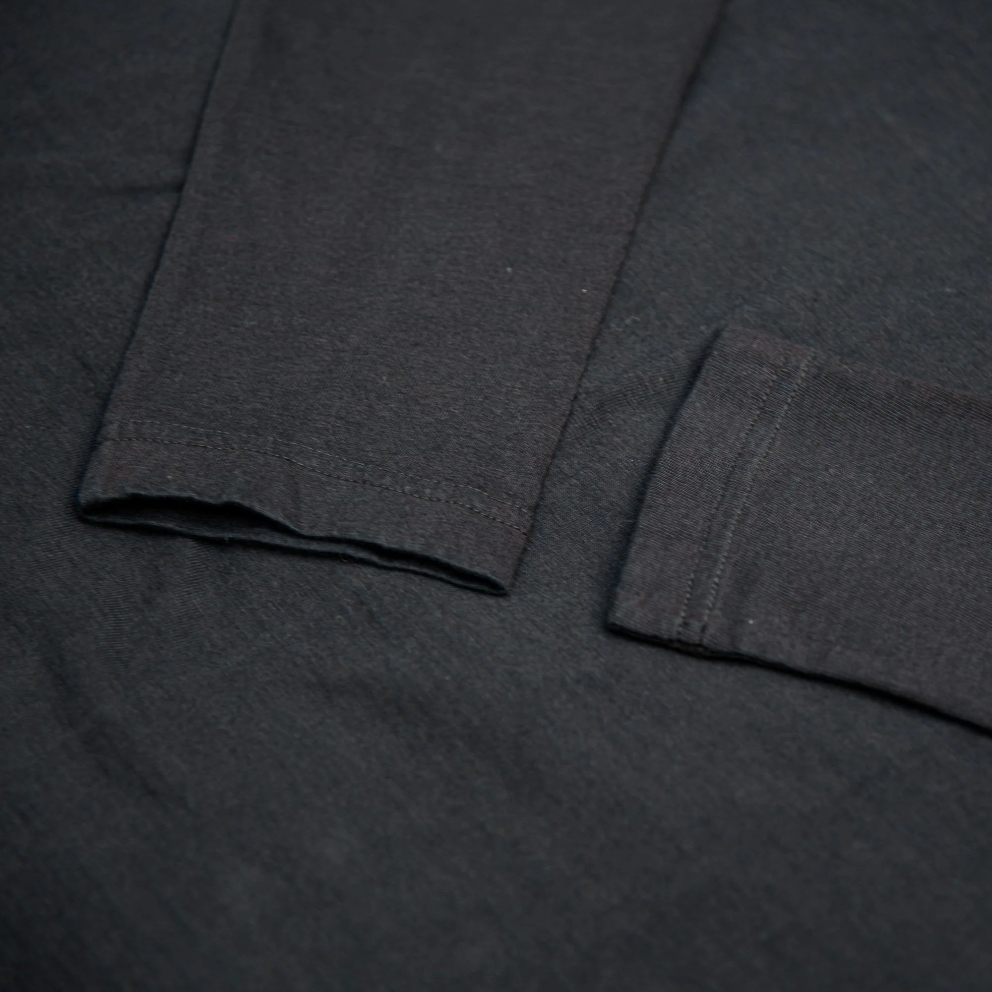 Pure Blue Japan 'Black Indigo' Yarn Dyed Longsleeve - Image 4