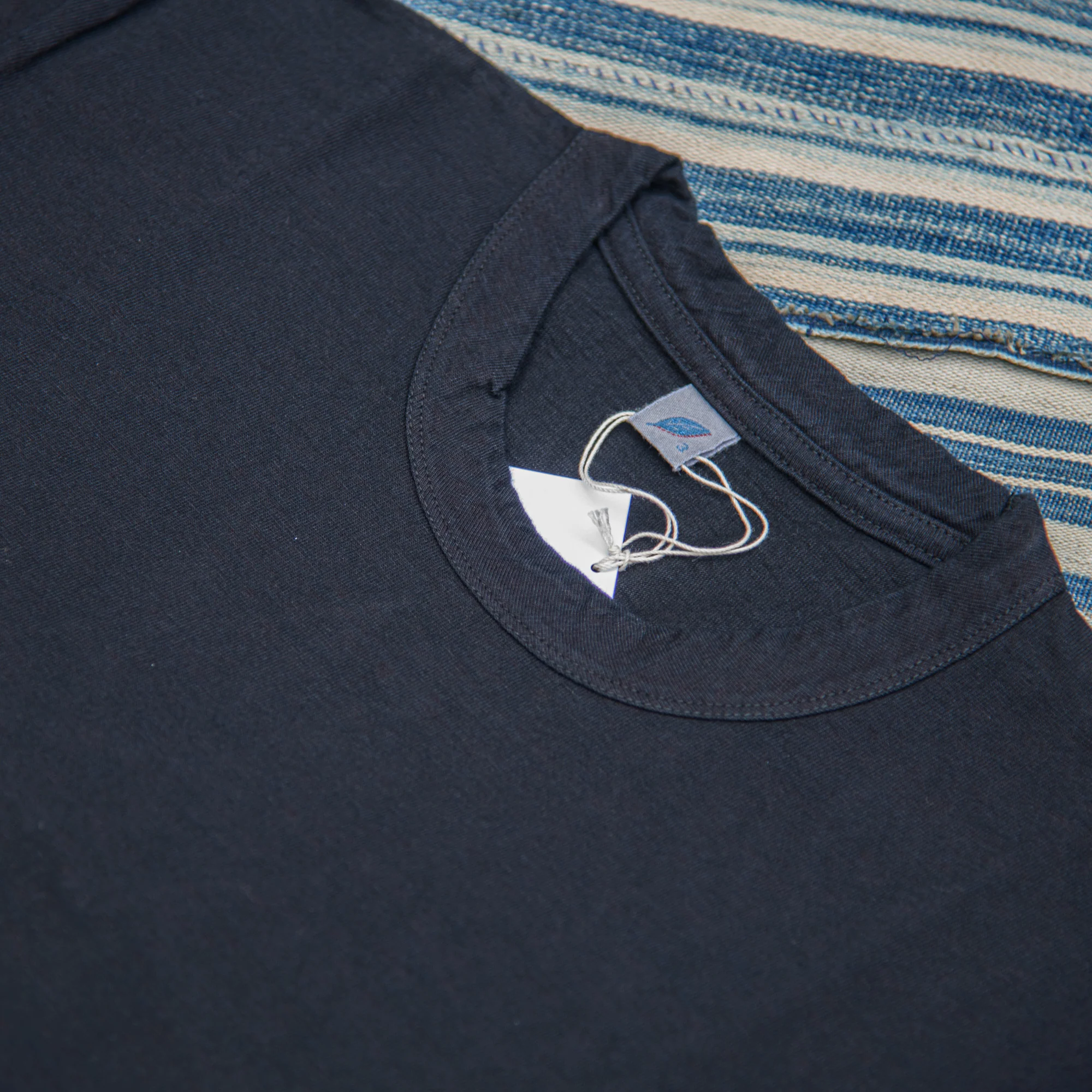 Pure Blue Japan 'Black Indigo' Yarn Dyed Longsleeve - Image 5