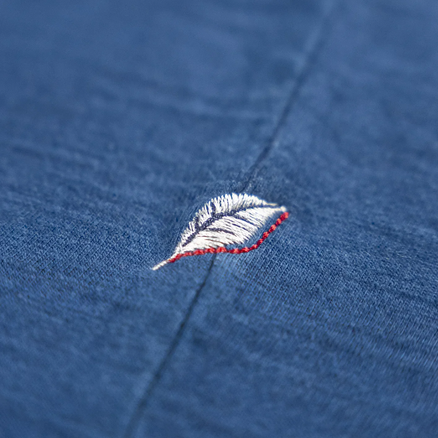 Pure Blue Japan SLB-5011 8oz Super Slub T-Shirt – Indigo-Overdyed - Image 4