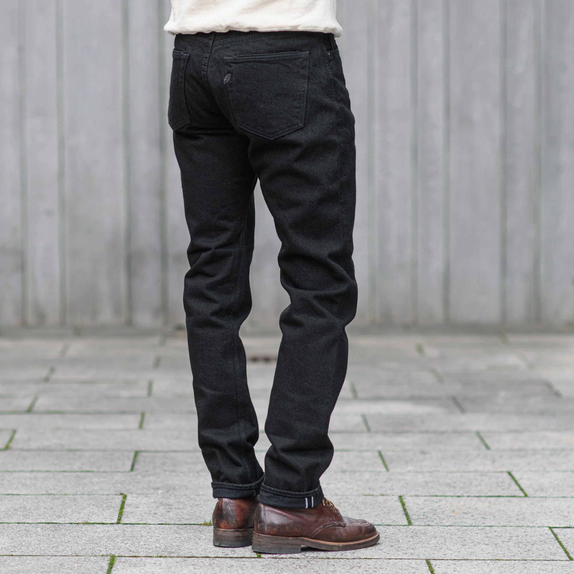 Pure Blue Japan TCD-019 14oz Teacore Black Selvedge Jeans – Relaxed Tapered - Image 3
