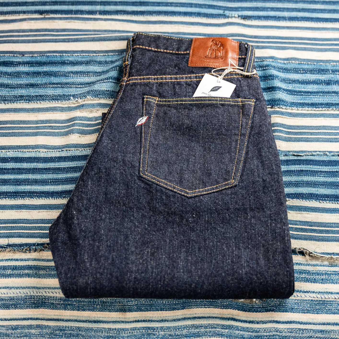 Pure Blue Japan XX-002 14oz Piped Selvedge Denim – Relaxed Straight - Image 2