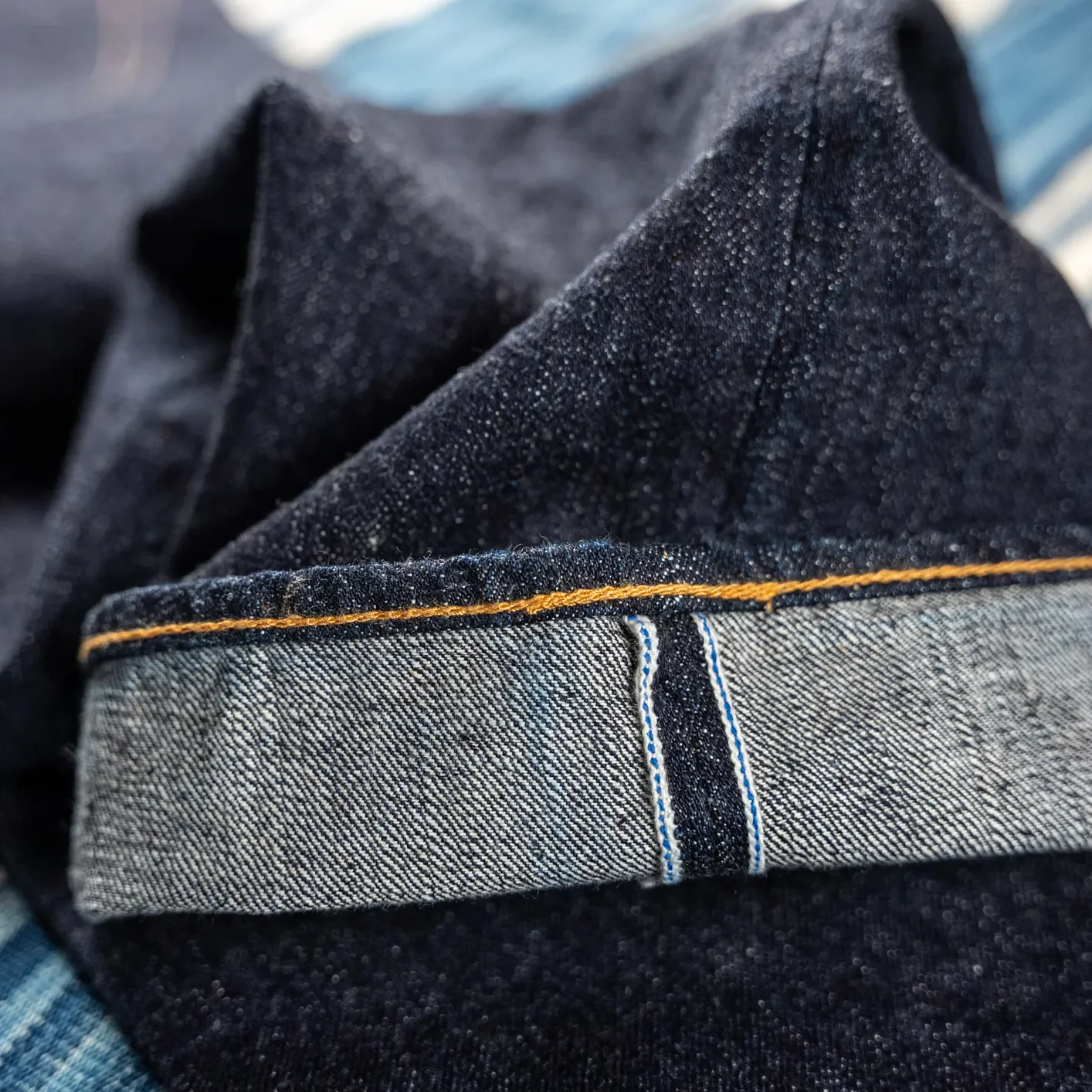 Pure Blue Japan XX-002 14oz Piped Selvedge Denim – Relaxed Straight - Image 3
