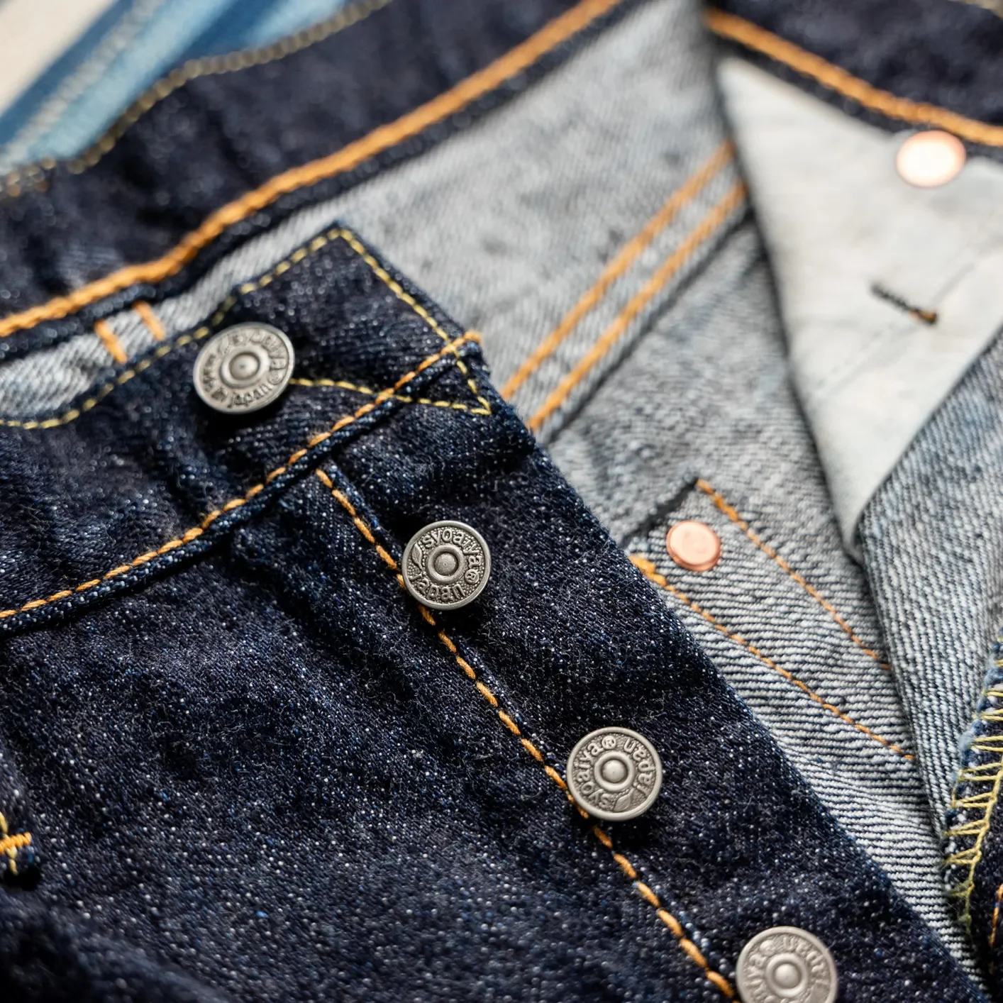 Pure Blue Japan XX-002 14oz Piped Selvedge Denim – Relaxed Straight - Image 4